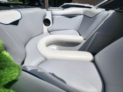 Gray Boat Upholstery